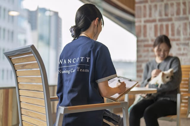 ドッグトレーナー、医療スタッフによる相談会